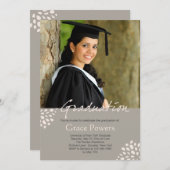 コーナー詳細ズフォト卒業招待状 招待状 (正面/裏面)