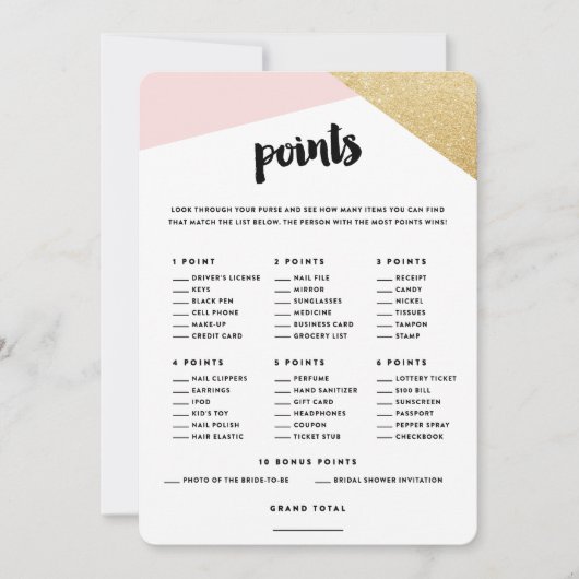 コーナー | ブライダルシャワー財布ポイントカード (正面)