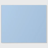 コーナ淡い色のフラワーブルー無地のカラー ラッピングペーパー (フラット)