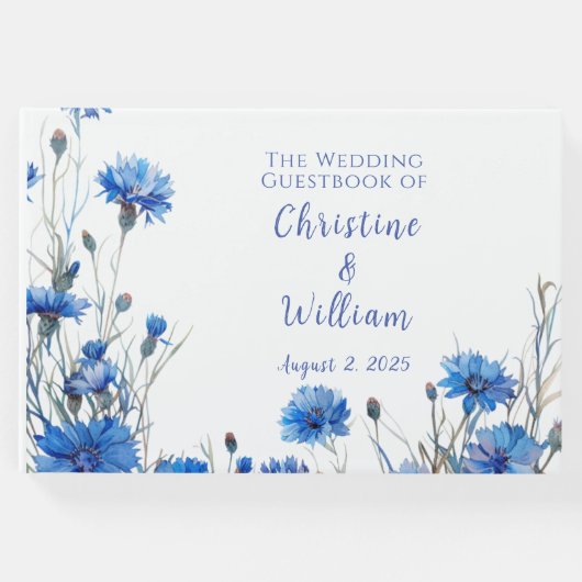 コーナ素朴フラワーズ結婚のゲストブック ゲストブック (正面)