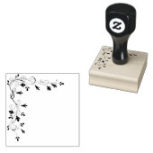 コーナ縁どートバル文字ラバースタンプ ラバースタンプ (押印)