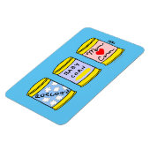 コーニおもしろいー漫画ファミリーポートレートママパパベビーM マグネット (左側)