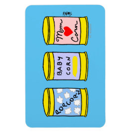 コーニおもしろいー漫画ファミリーポートレートママパパベビーM マグネット