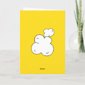 コーニすごいーポップ・アートの!ポップコーンプン空白のカード シーズンカード (裏面)