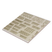 コーニス、バルコニーおよびmashrabiyのためのイスラム教のデザイン タイル (側面)