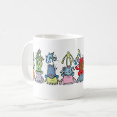 コーニッシュのノッカー多くの幽霊のよく出るな帽子のマグ コーヒーマグカップ (正面左)