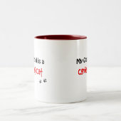 コーニッシュのレックスの孫 ツートーンマグカップ (中央)