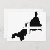 コーニッシュの旗 ポストカード (正面/裏面)