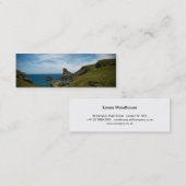 コーニッシュの海岸のプロフィールカード スキニー名刺 (正面/裏面)