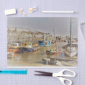 コーニッシュの海岸 薄葉紙 (クラフト)