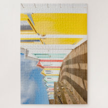 コーニッシュカラフルビーチハッツジグソー