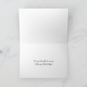 コーニッシュシーハッピーバースデーペンブロエッドローエン シーズンカード (内部)