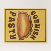 コーニッシュパスティUKブリティッシュ肉パイ風味のペストリー ジグソーパズル (横)