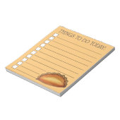 コーニッシュパスティUKブリティッシュ肉パイ風味のペストリー ノートパッド (回転)