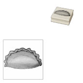 コーニッシュパスティUKブリティッシュ肉パイ風味のペストリー ラバースタンプ (押印)