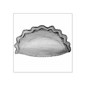 コーニッシュパスティUKブリティッシュ肉パイ風味のペストリー ラバースタンプ (インプリント)