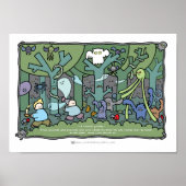 コーニッシュリータニーA4プリント – ウッズ幽霊のよく出るズ ポスター (正面)