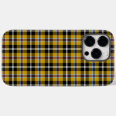 コーニッシュ民族のタータン・イエロー・ブラック・チェック Case-Mate iPhoneケース (裏面 (横))
