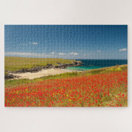 コーニッシュ沿岸のケシ畑 ジグソーパズル