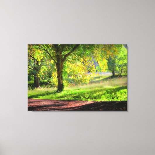 コーニッシュ秋の始まり – ラップされたキャンバス キャンバスプリント (正面)