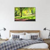 コーニッシュ秋の始まり – ラップされたキャンバス キャンバスプリント (インサイチュ (寝室))