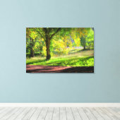 コーニッシュ秋の始まり – ラップされたキャンバス キャンバスプリント (インサイチュ (ウッドフロア))