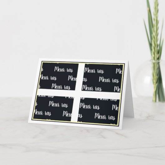 コーニッ感謝していスランゲージ サンキューカード (正面)