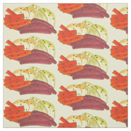 コーニングビーフキャベツポテトニンジンのアイリッシュ料理 ファブリック