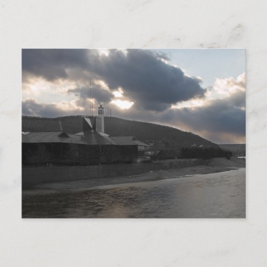 コーニング越しの嵐 ポストカード (正面)
