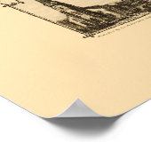 コーニングNYパノラママップ – 1882 ポスター (角)