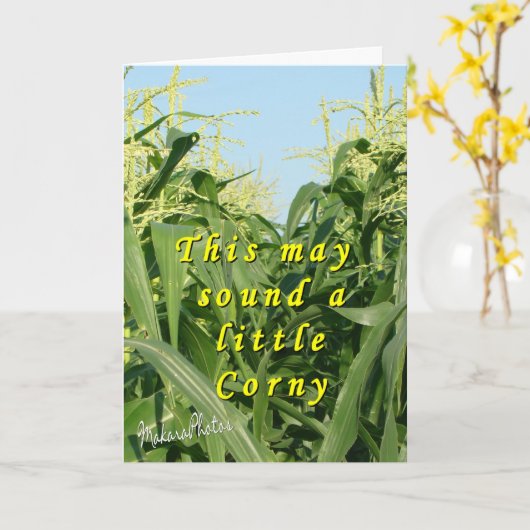 コーニーカスタマイズ カード (黄色い花)