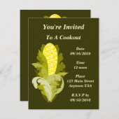 コーニークックアウト招待状 招待状 (正面/裏面)