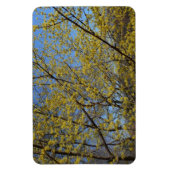 コーネリアンさくらんぼドッグウッド&ブルースカイフローラ マグネット (縦)