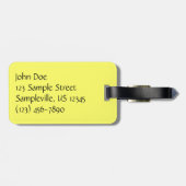 コーネリアンさくらんぼドッグウッド&ブルースカイフローラ ラゲッジタグ (裏面横)