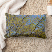 コーネリアンさくらんぼドッグウッド&ブルースカイフローラ ランバークッション (ブランケット)