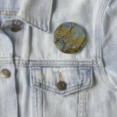 コーネリアンさくらんぼドッグウッド&ブルースカイフローラ 缶バッジ (インサイチュ)