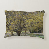 コーネリアンさくらんぼハナミズキと雪の栄光 アクセントクッション (裏面)