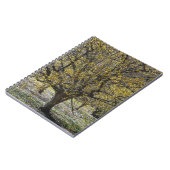 コーネリアンさくらんぼハナミズキと雪の栄光 ノートブック (左側)