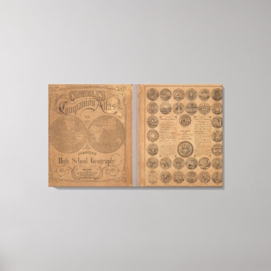 コーネルの仲間アトラス キャンバスプリント (正面)