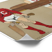 コーネルクルーチーム、1907年頃12H x 32W ポスター (角)