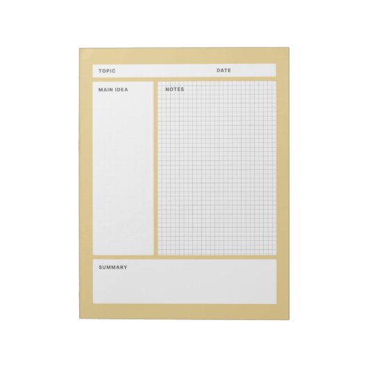 コーネル注記(グラフ) ノートパッド (回転)