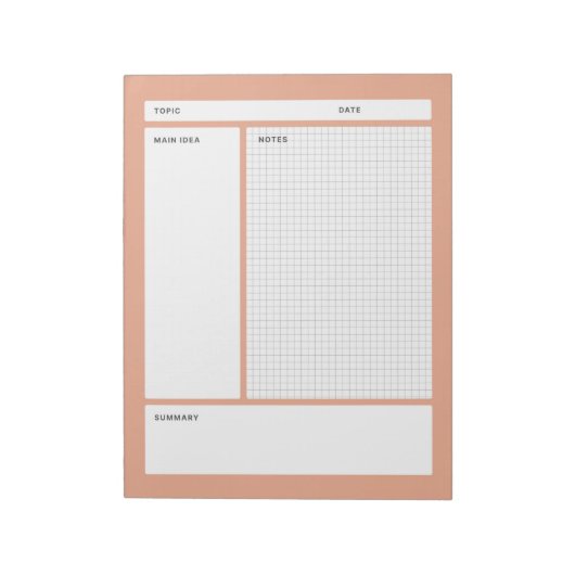 コーネル注記（グラフ） ノートパッド (回転)