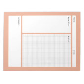 コーネル注記（グラフ） ノートパッド (正面)