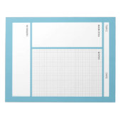 コーネル注記（グラフ） ノートパッド (正面)