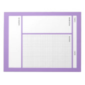 コーネル注記（グラフ） ノートパッド (正面)