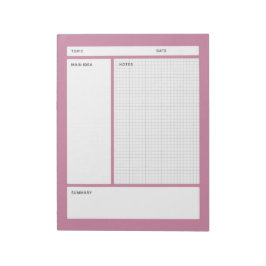 コーネル注記（グラフ） ノートパッド