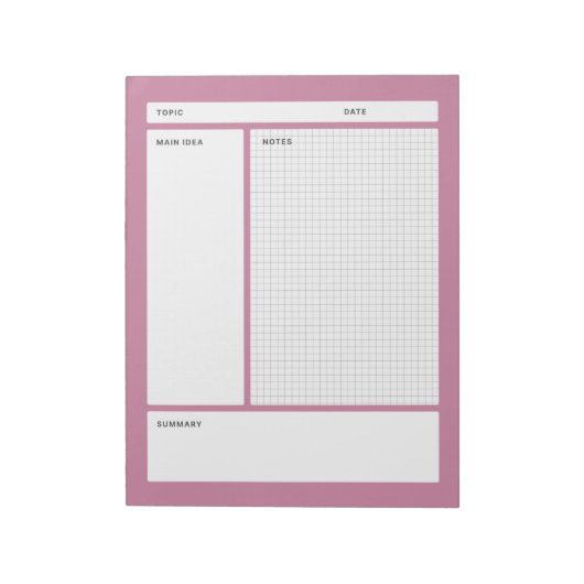 コーネル注記（グラフ） ノートパッド (回転)