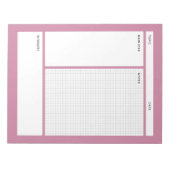 コーネル注記（グラフ） ノートパッド (正面)