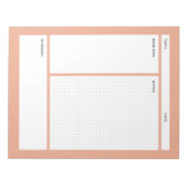 コーネル注記（ドット） ノートパッド (正面)