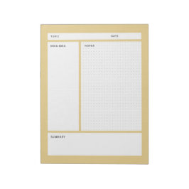 コーネル注記（ドット） ノートパッド